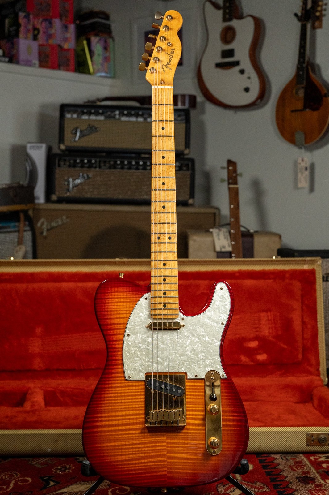 1993 Fender Custom Shop Telecaster Flame Top #24 Of 50 John Cruz w/HSC
