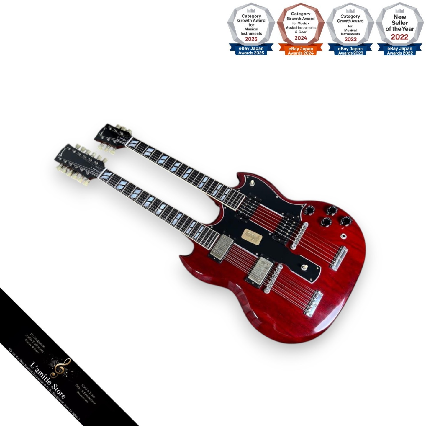 Gibson Custom Shop EDS1275 Double Neck Jimmy Page 2017 Limited Edition
