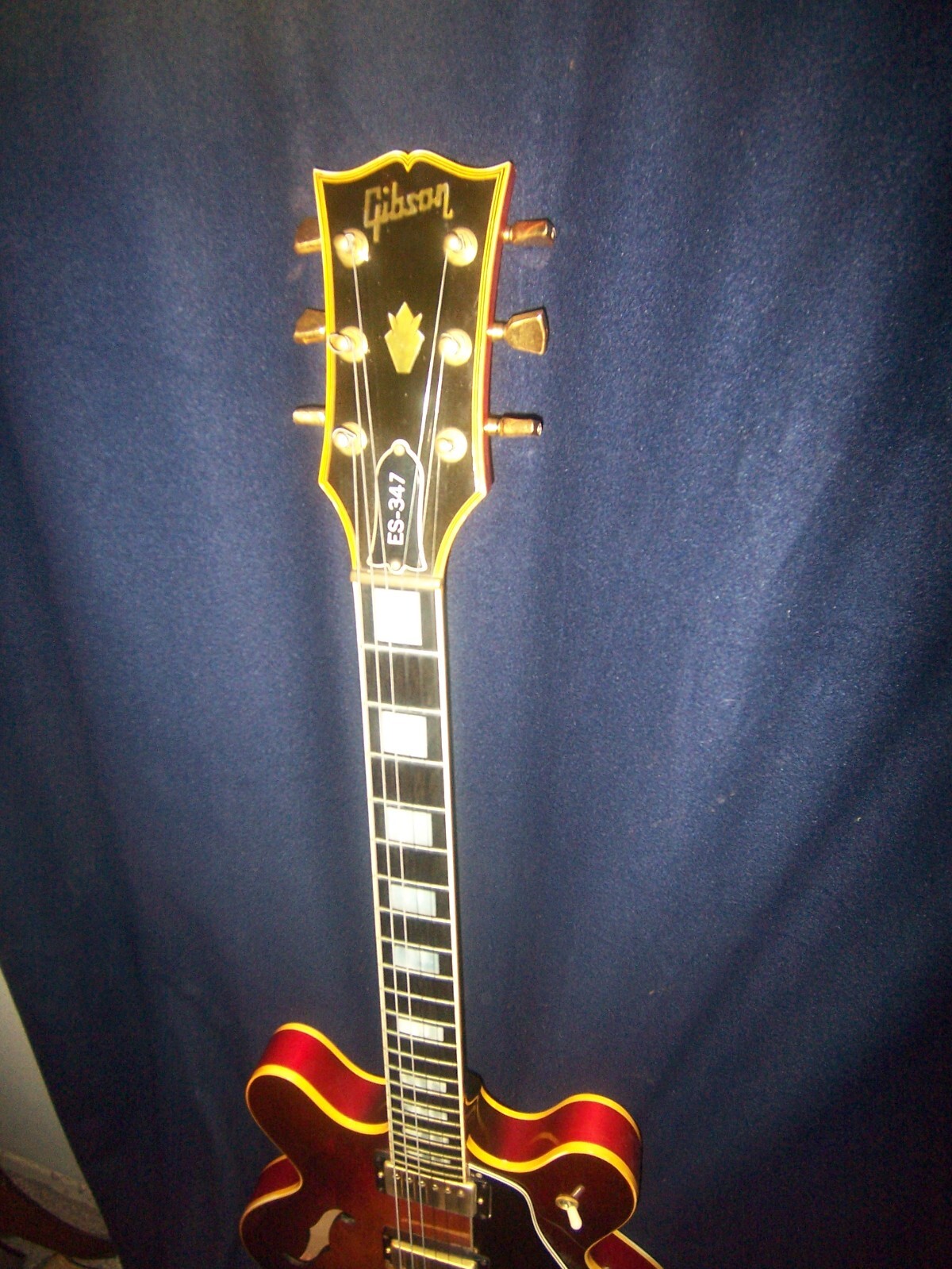 GIBSON ES347 ALL ORGINAL RARE 1980 VERY WELL MAINTAINED w/CASE- GOLD HARDWARE –