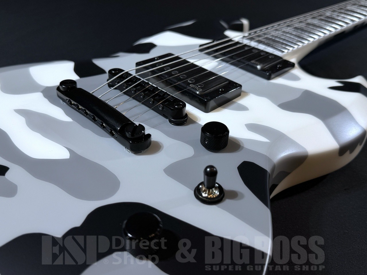E-II VIPER Urban Camo Electric Guitar Mahogany Body Thin U Neck Used