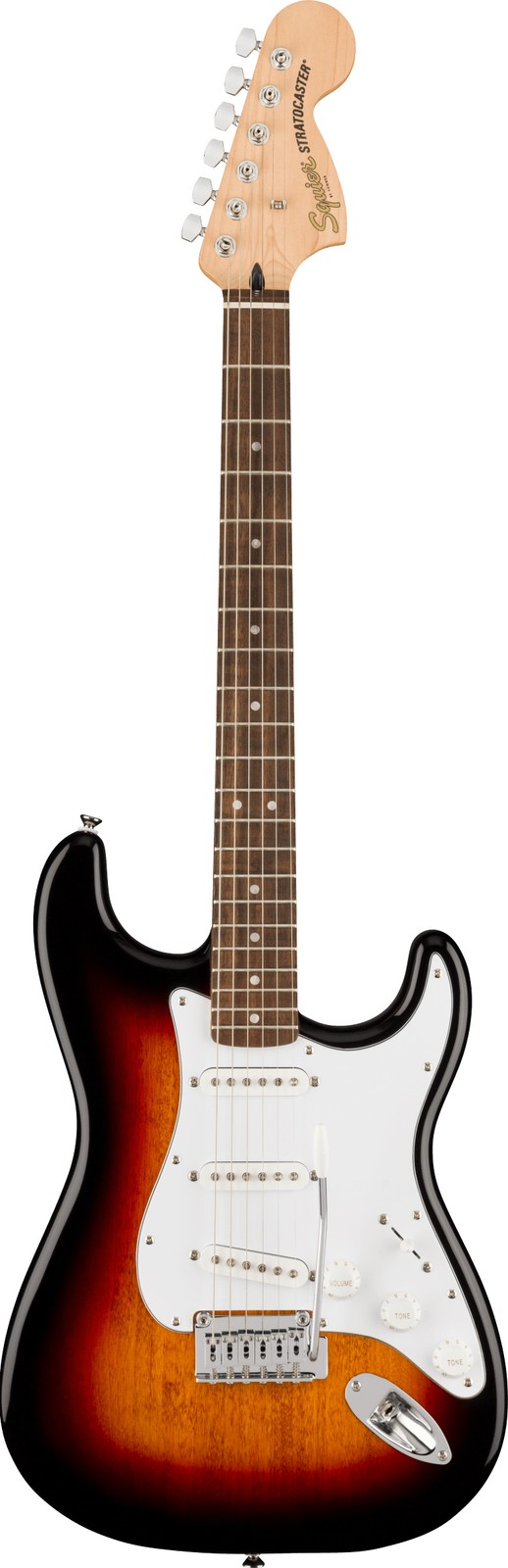 Fender Squier Affinity Stratocaster – 3-Color Sunburst w/ Gig Bag