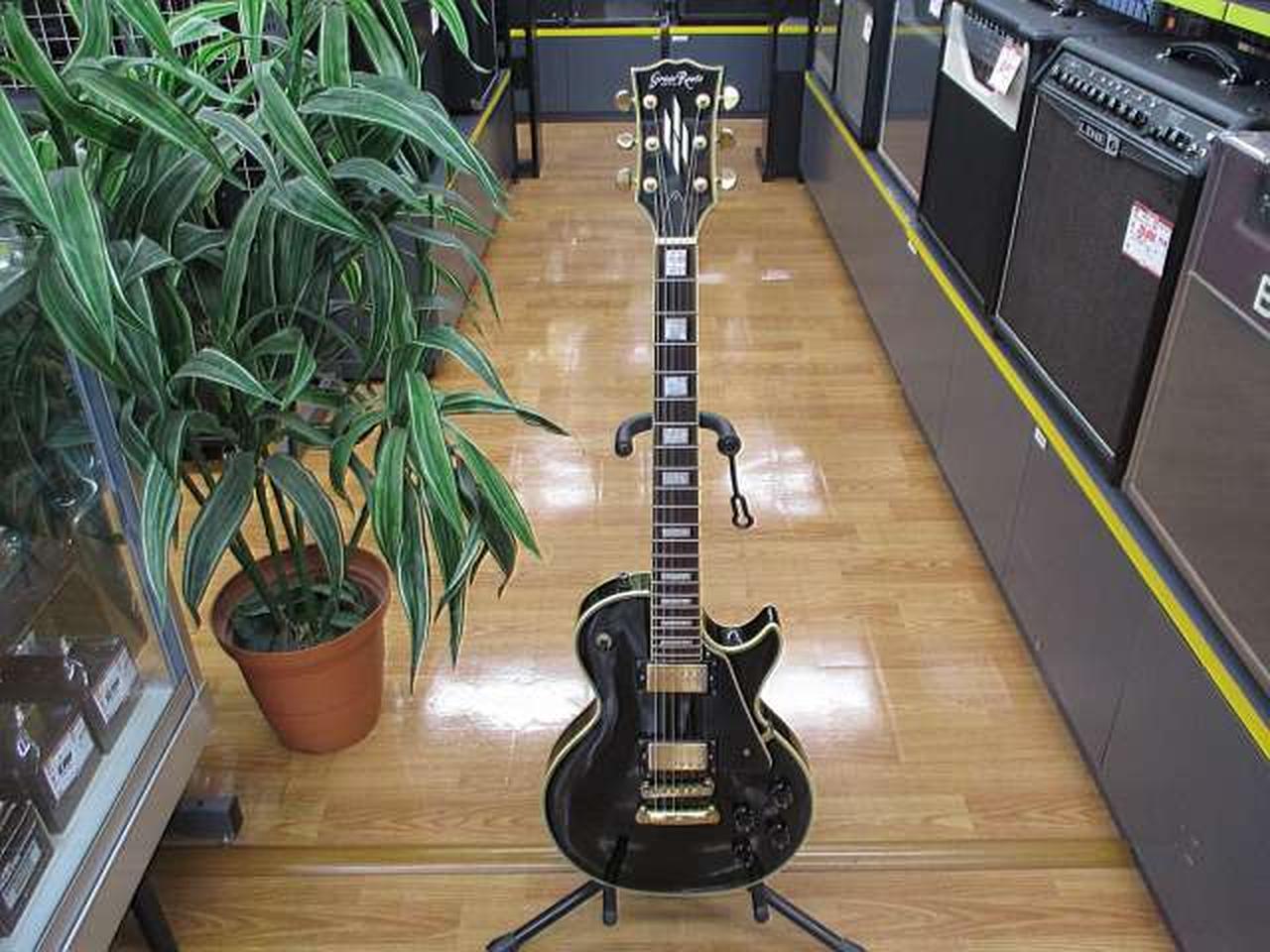 Grassroots G-LP-60C Electric Guitar Black Used Shipping From Japan