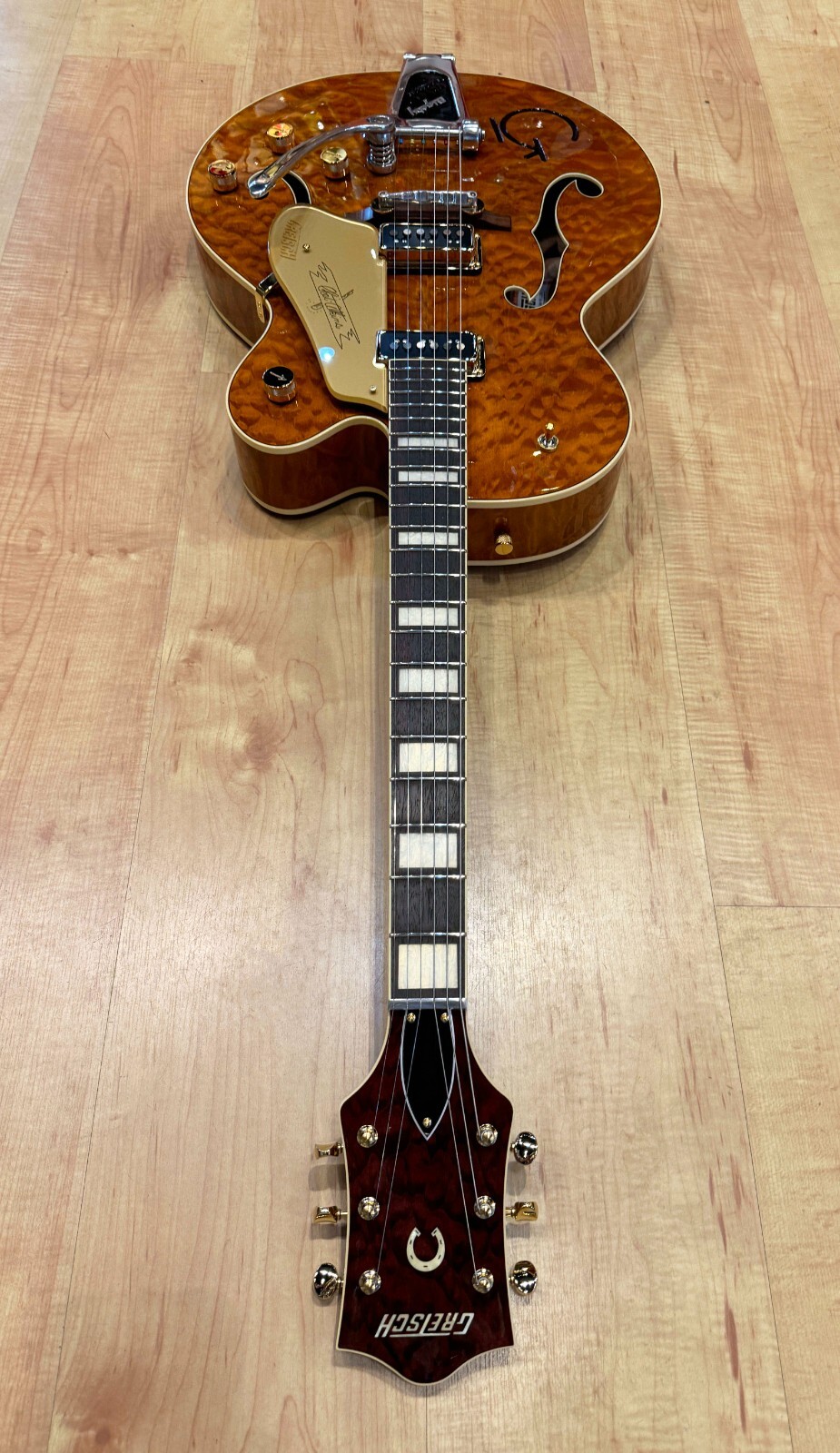 Gretsch G6120TGQM-56 Limited Edition Quilt Classic Chet Atkins Hollow Body