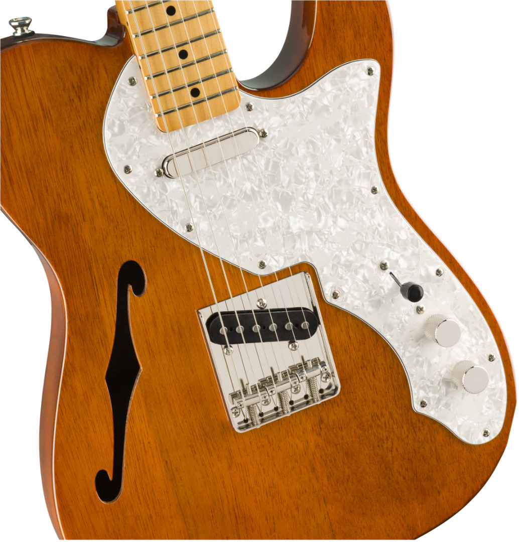 Fender Squier Classic Vibe 60’s Telecaster Thinline Electric Guitar Natural