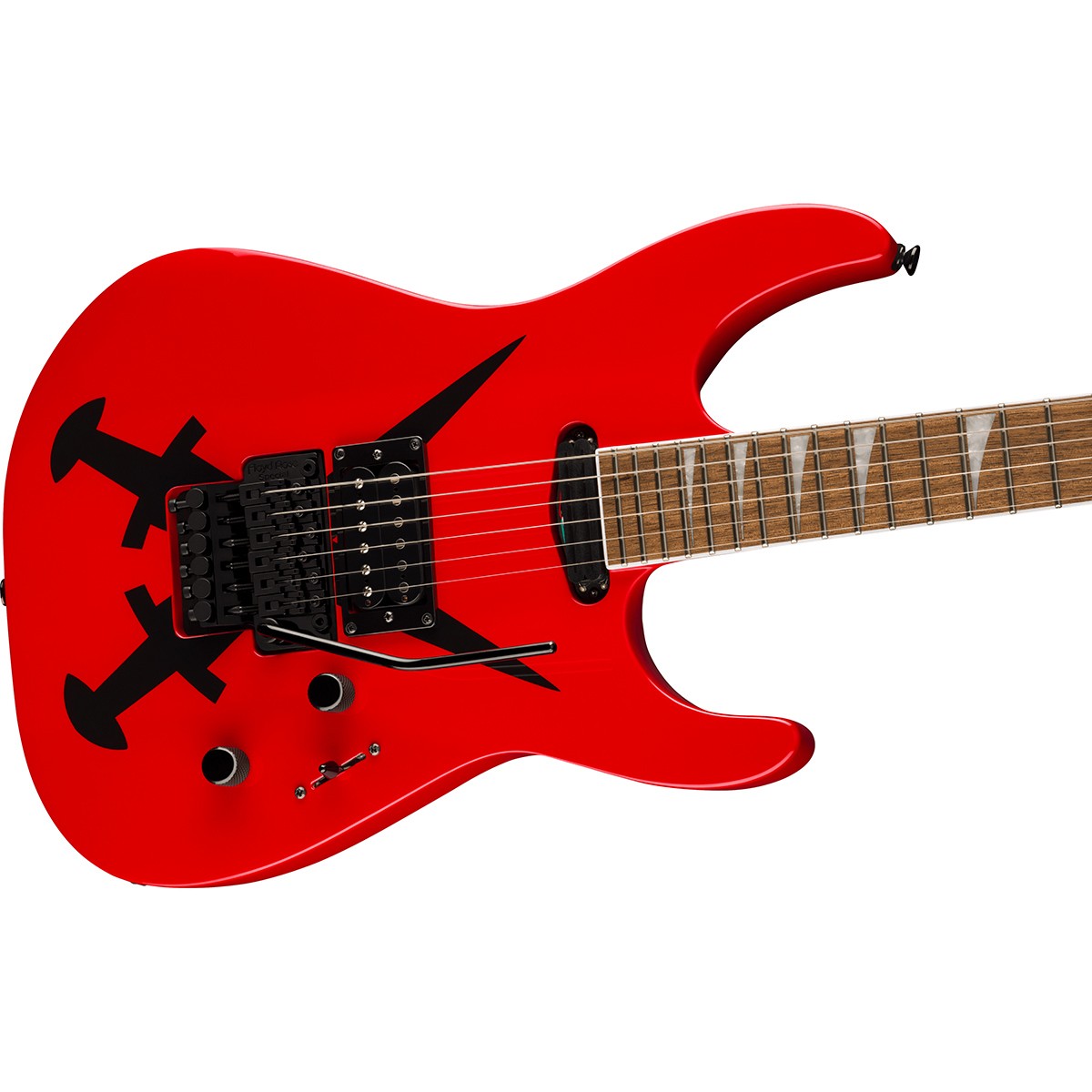 Jackson X Series Soloist SL1A DX Electric Guitar, Red Cross Daggers