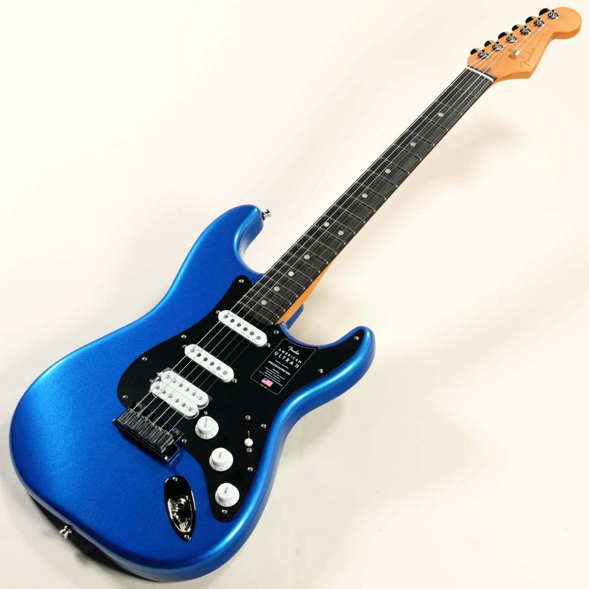 Fender American Ultra II Strat HSS Noble Blue Used Electric Guitar
