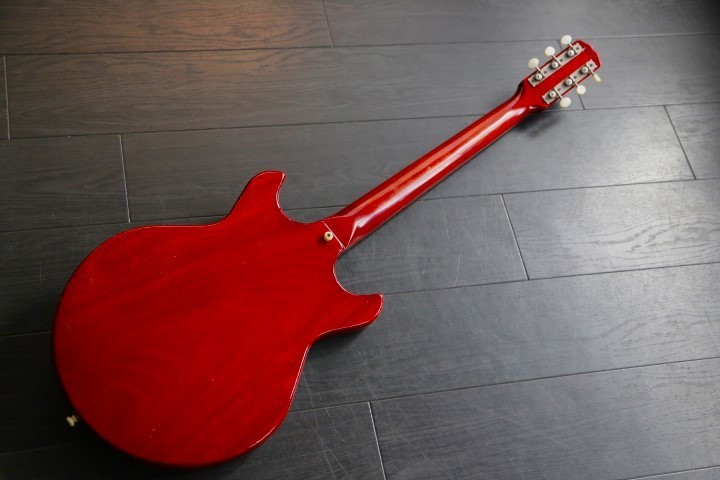 Gibson Melody Maker Red with hard case original tremolo arm 1965 Electric Guitar
