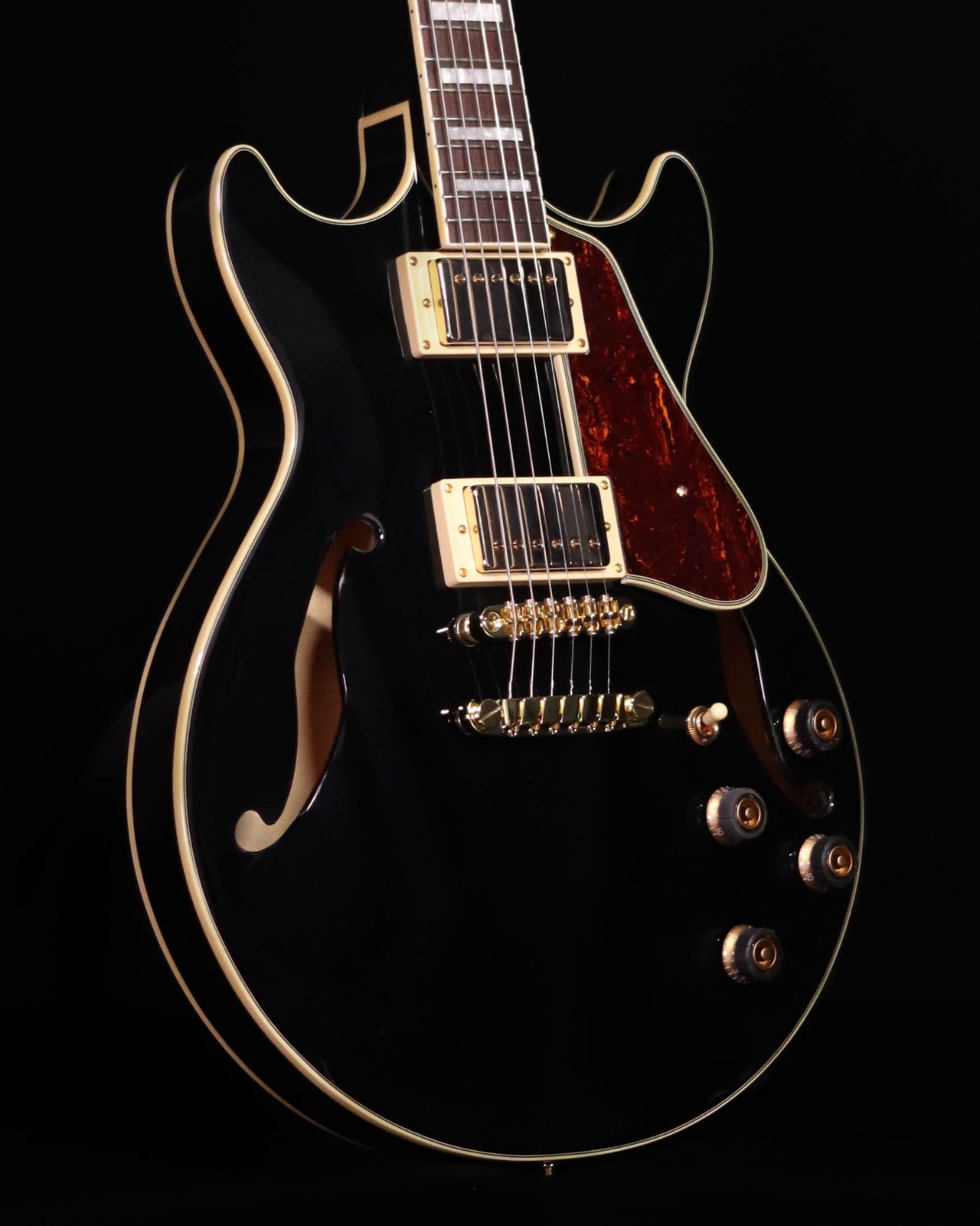 Ibanez AM73GBK Artcore Hollowbody Electric Guitar, Black