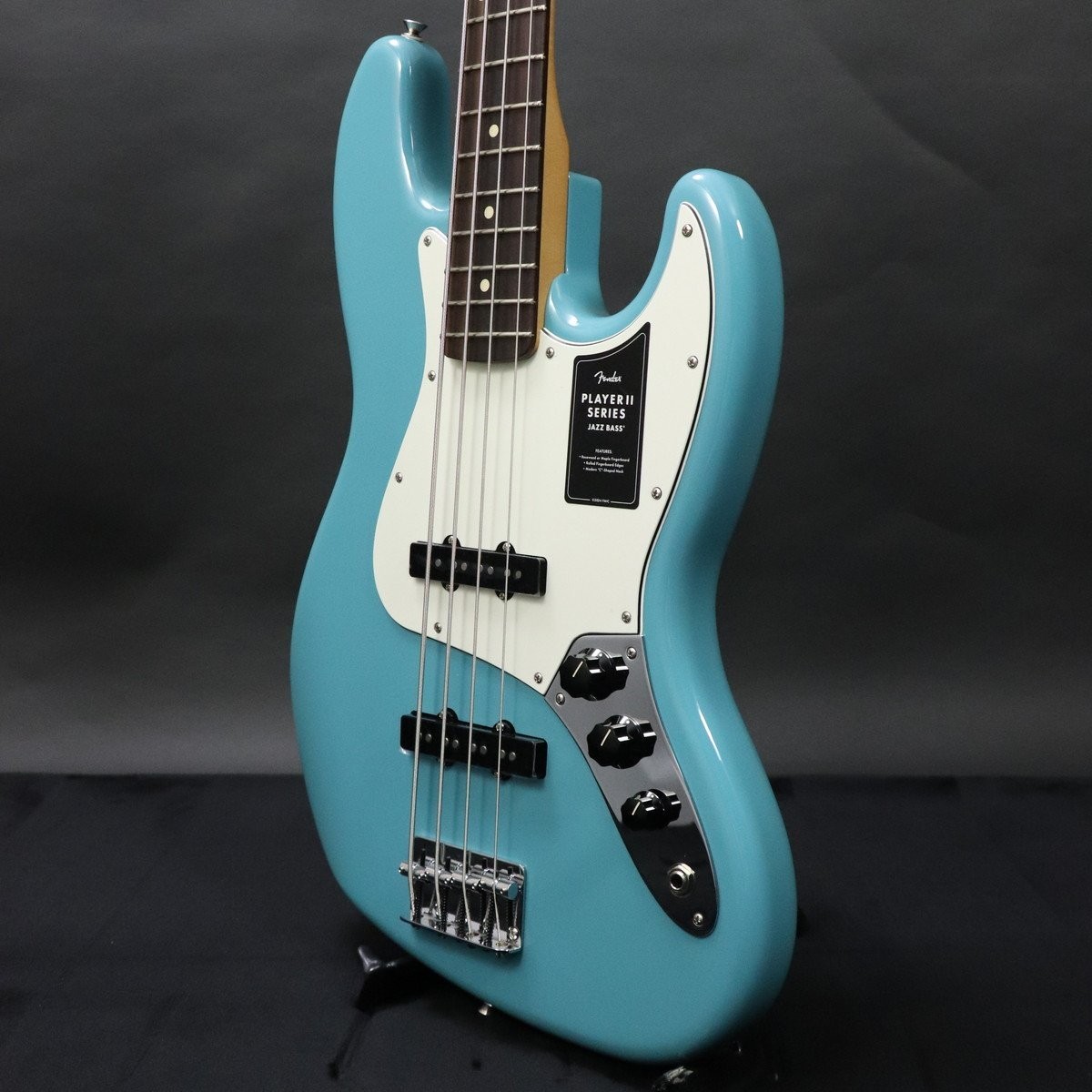 Fender Player II Jazz Bass Rosewood Fingerboard Aquatone Blue MX25021674 3.96kg