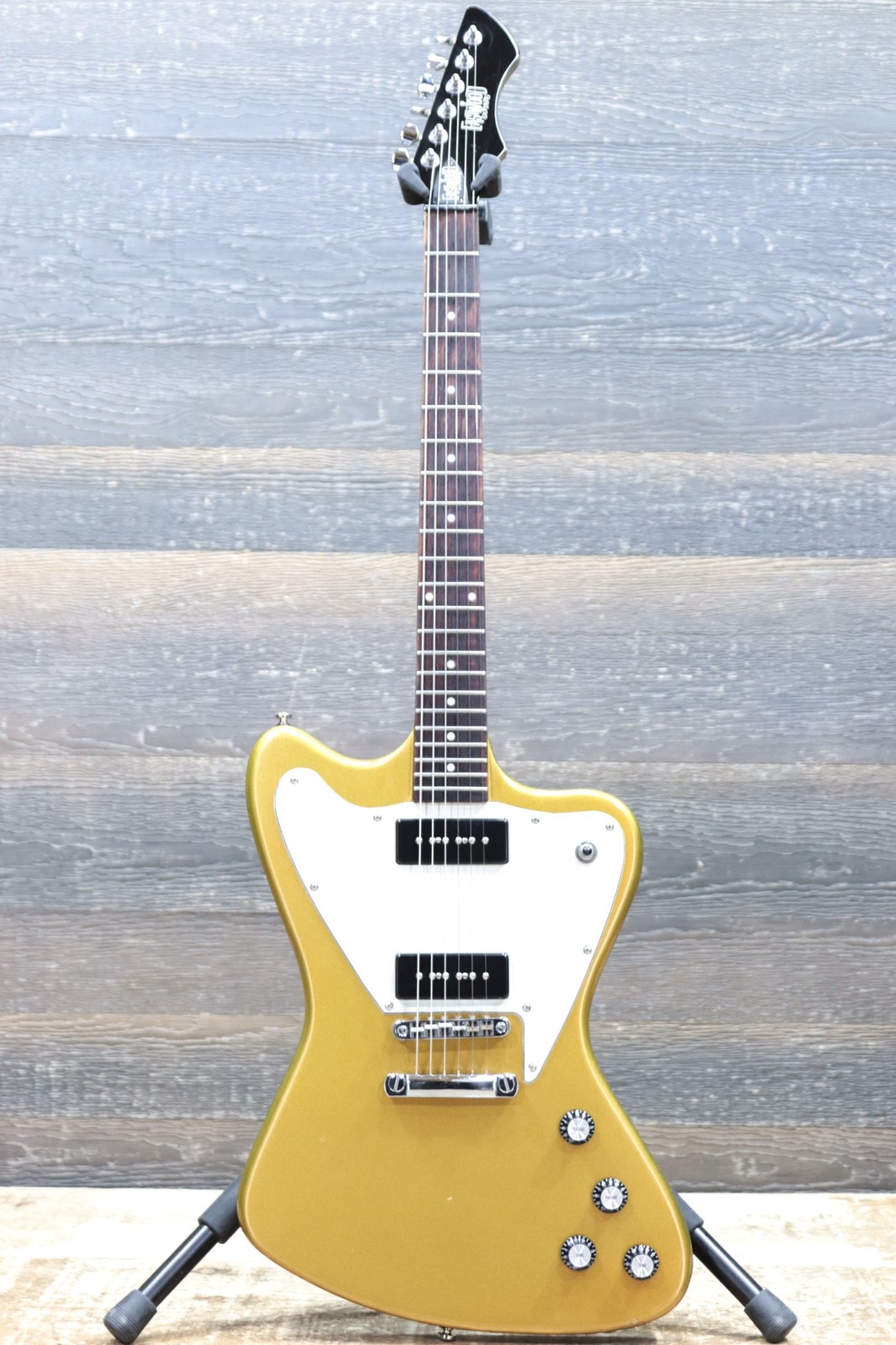 Eastwood Guitars Stormbird Gold Solid Basswood Body El. Guitar w/Bag #1301087