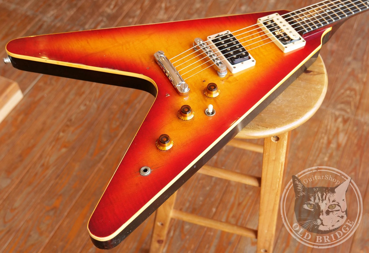 Gibson Flying V ‘THE V’ Sunburst 1981 Vintage Electric Guitar USA w hardcase