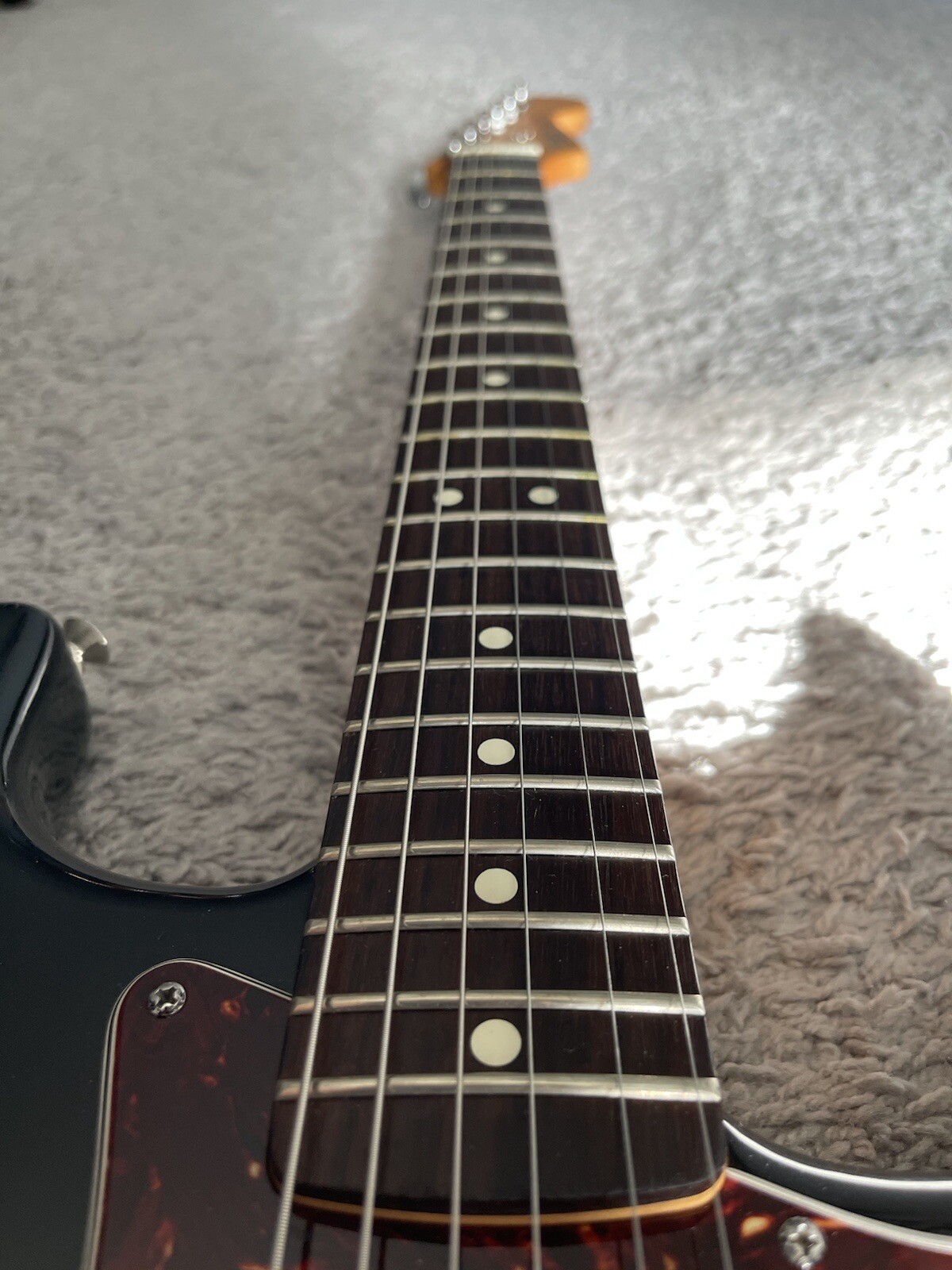 Fender Deluxe Lonestar Stratocaster 2008 MIM HSS Black Lone Star Strat Guitar