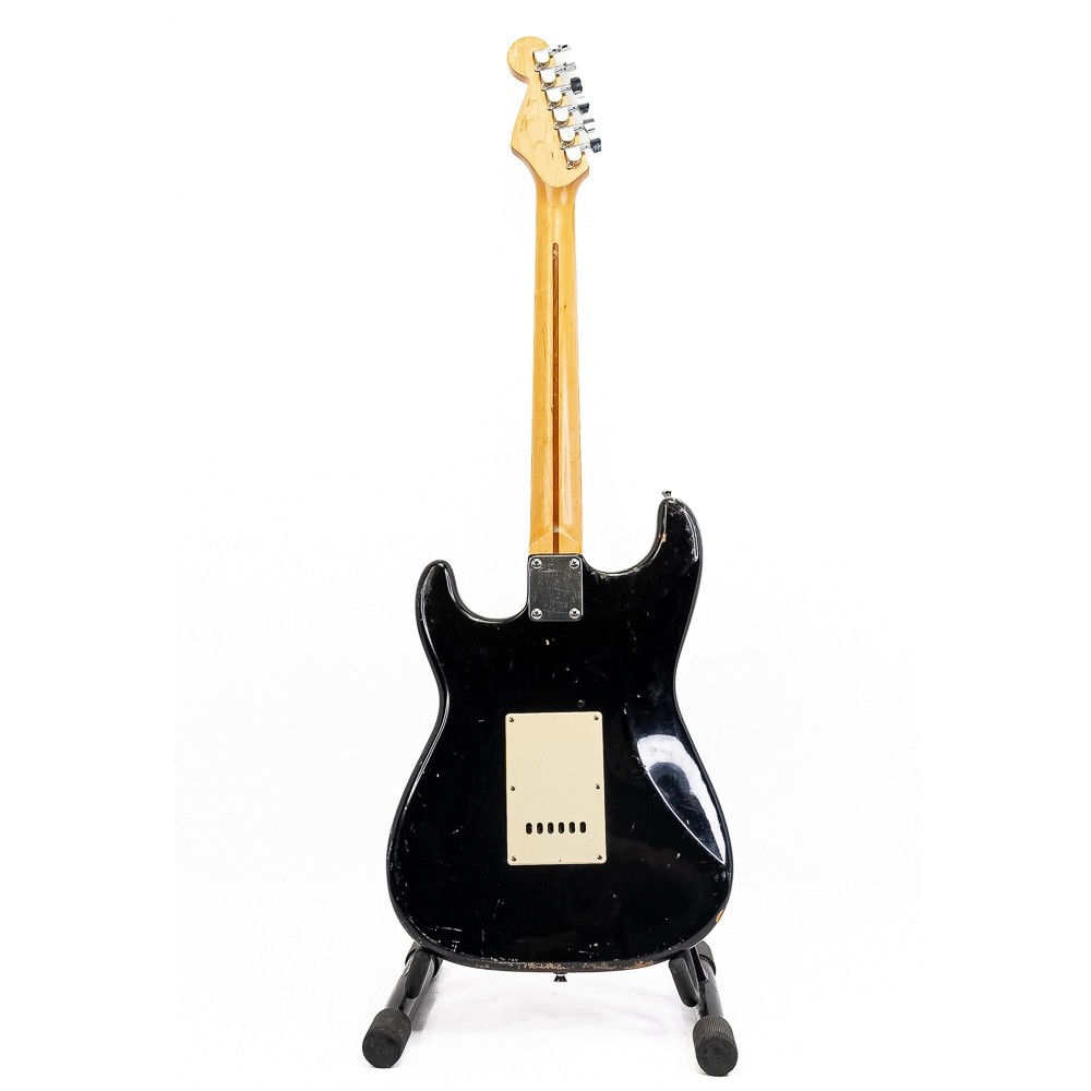 Squier Standard Stratocaster Electric Guitar Black w/ Gig Bag Setup Ready