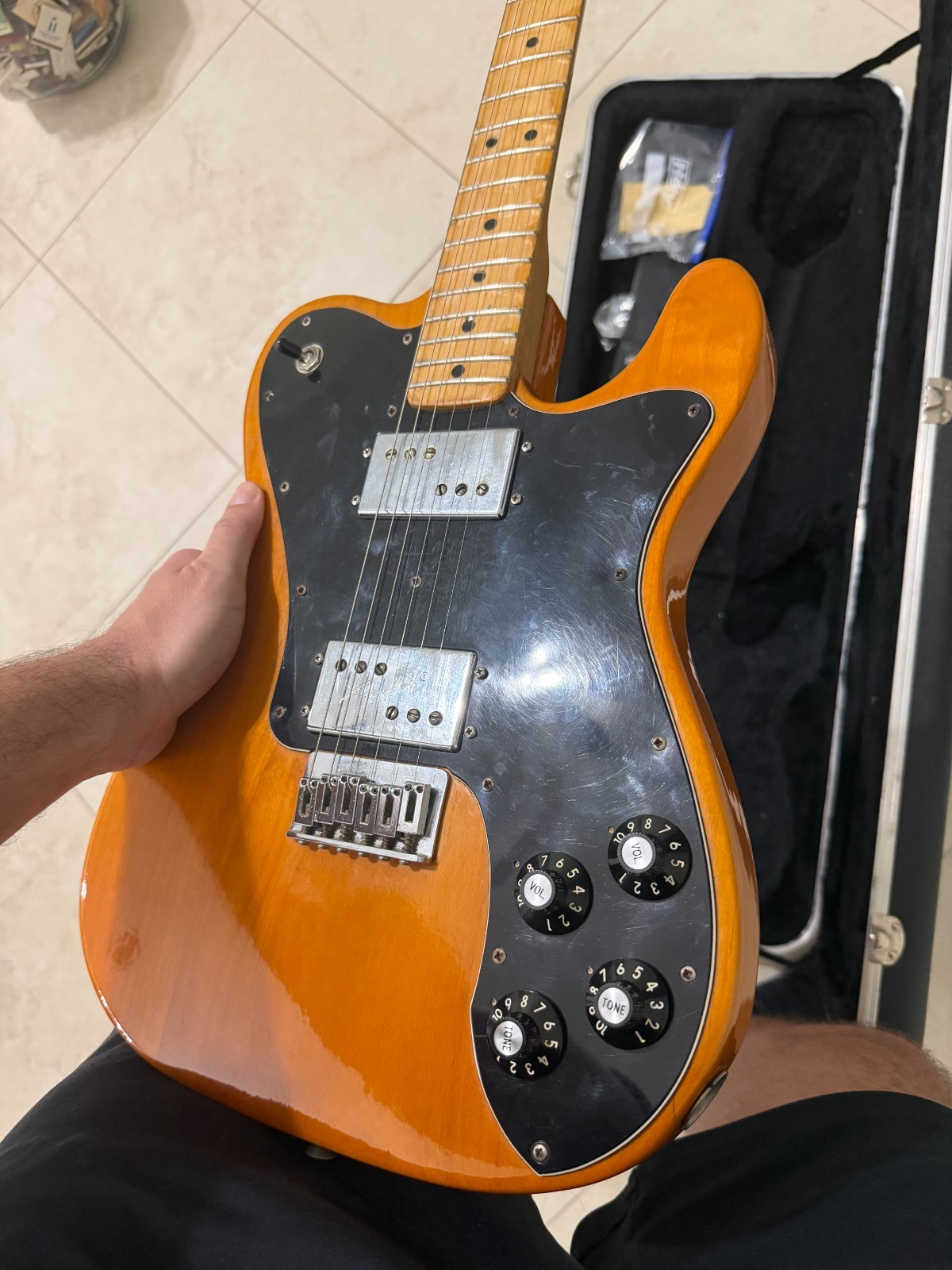 1974 Fender Telecaster Deluxe – Original Wide Range Humbuckers / Lightweight