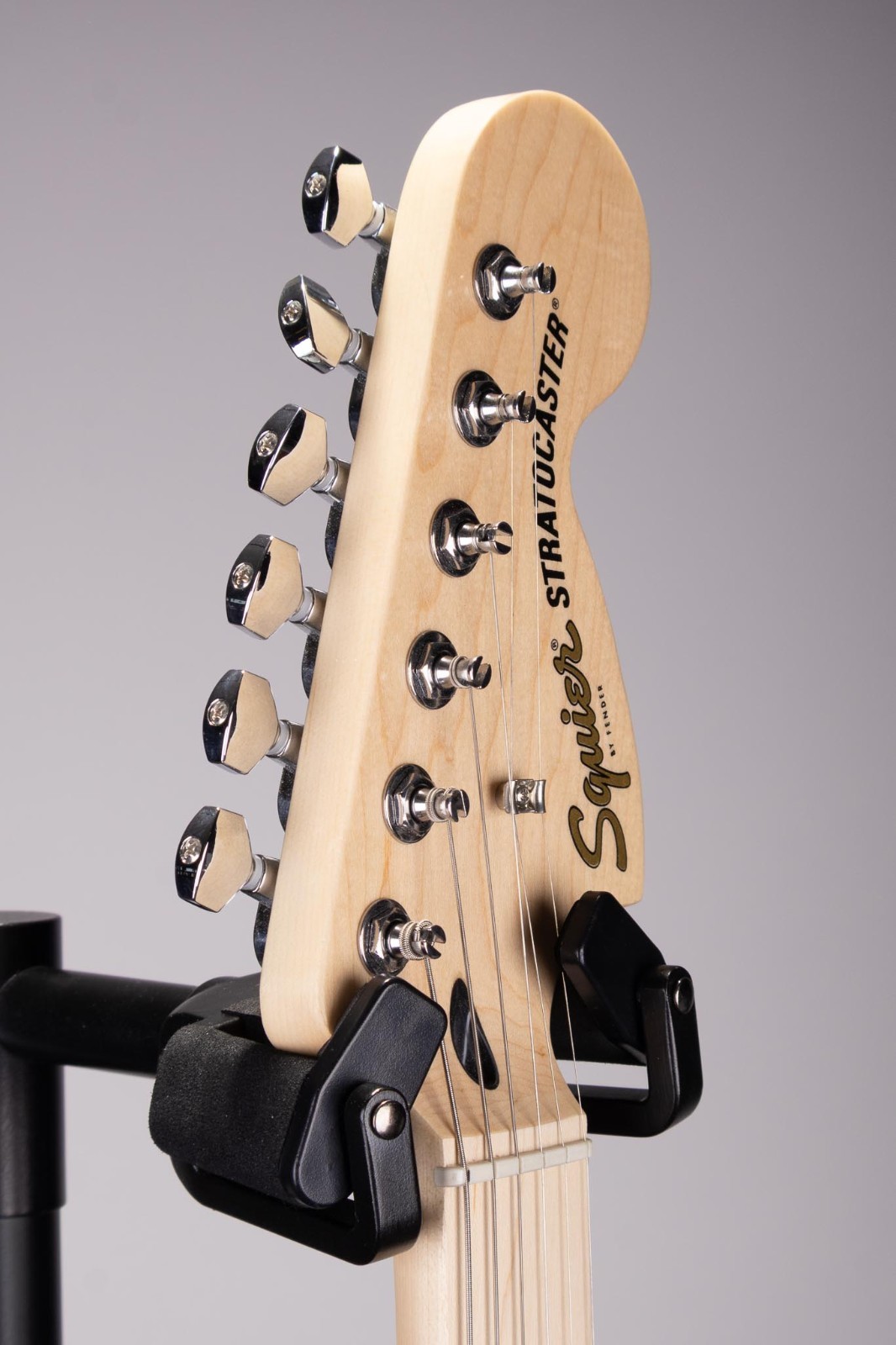 Squier Affinity Series Stratocaster FMT HSS Electric Guitar – Black Burst