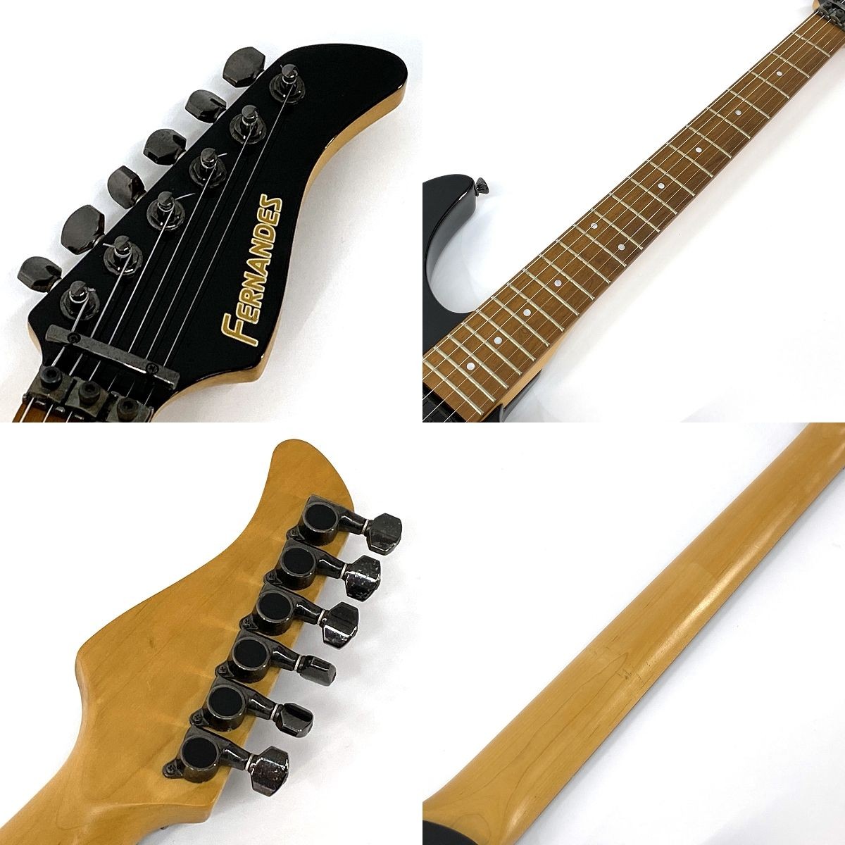 FERNANDES FR-85S Black Stratocaster Electric Guitar *Used