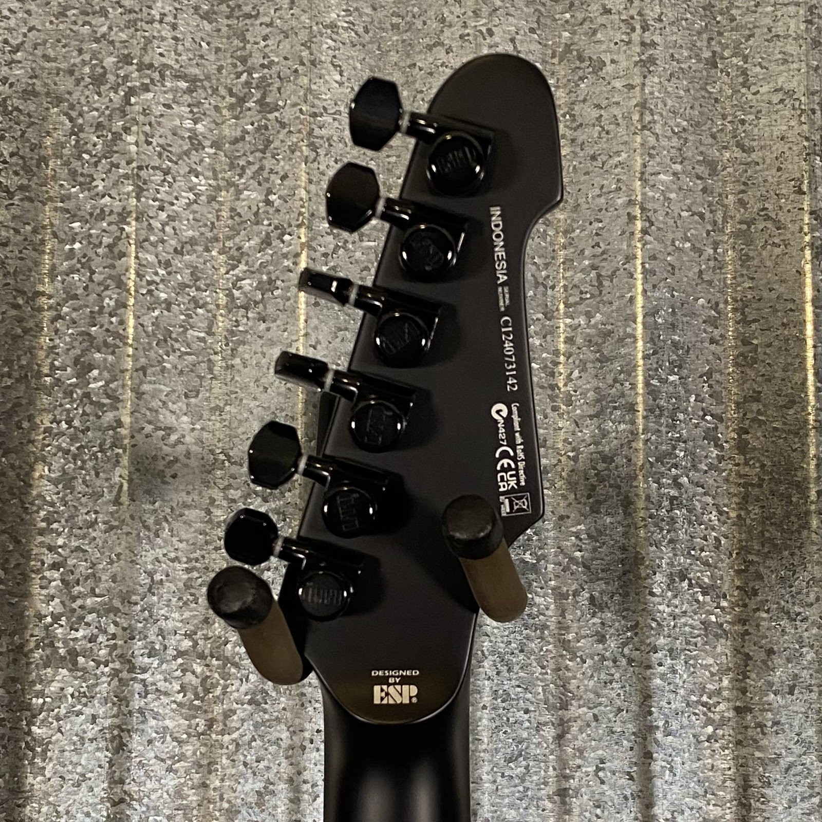 ESP LTD Phoenix Black Metal Guitar LPHOENIXBKMBLKS #3142 USED