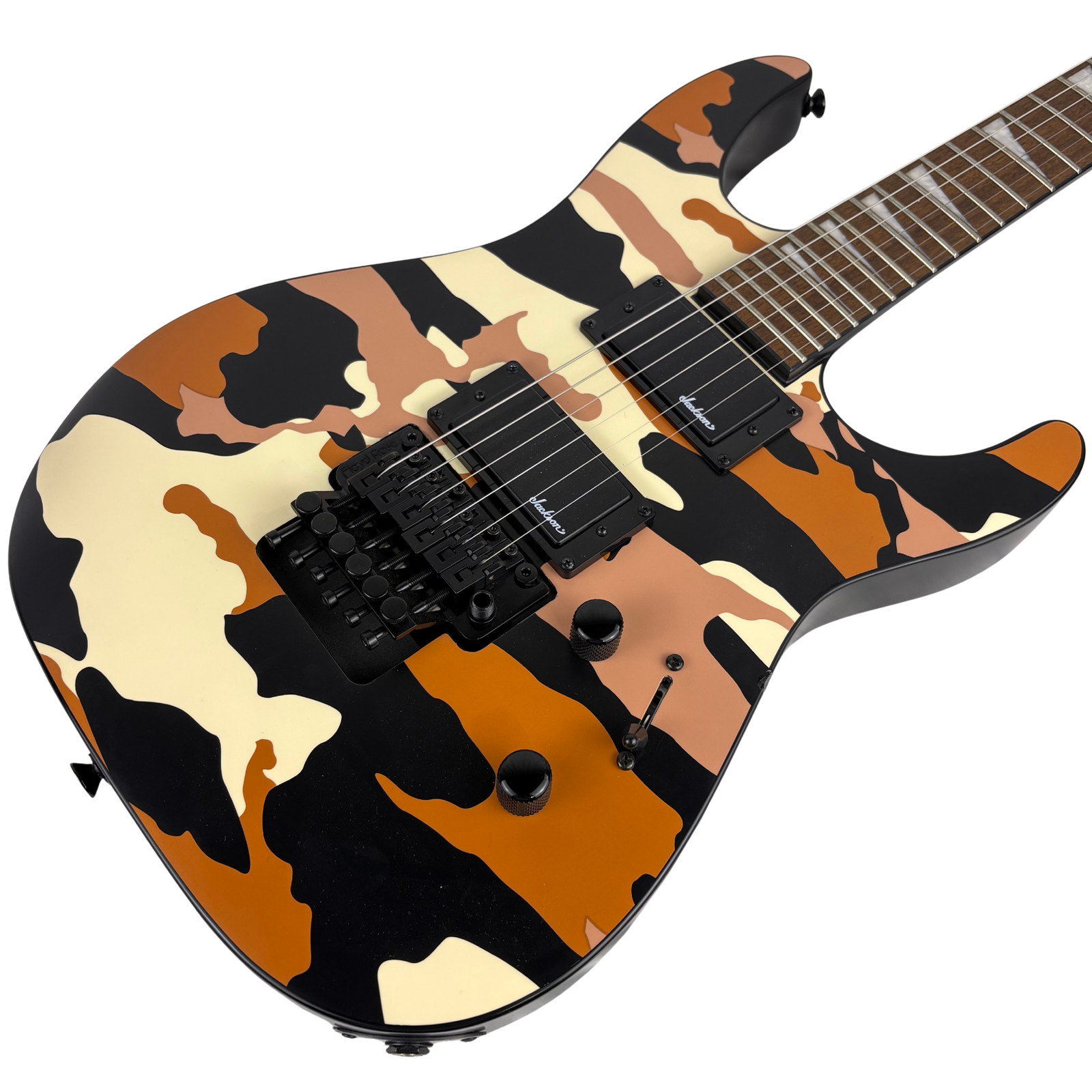Jackson X Series Soloist™ SLX DX Camo, Laurel Fingerboard, Butterscotch Camo