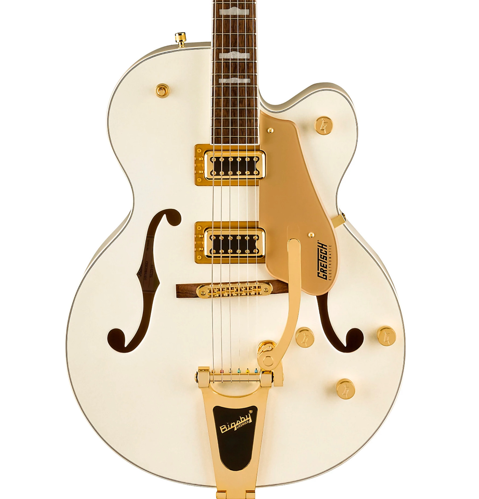 Gretsch G5427TG Electromatic Hollowbody Bigsby LE Guitar Champagne White Gold