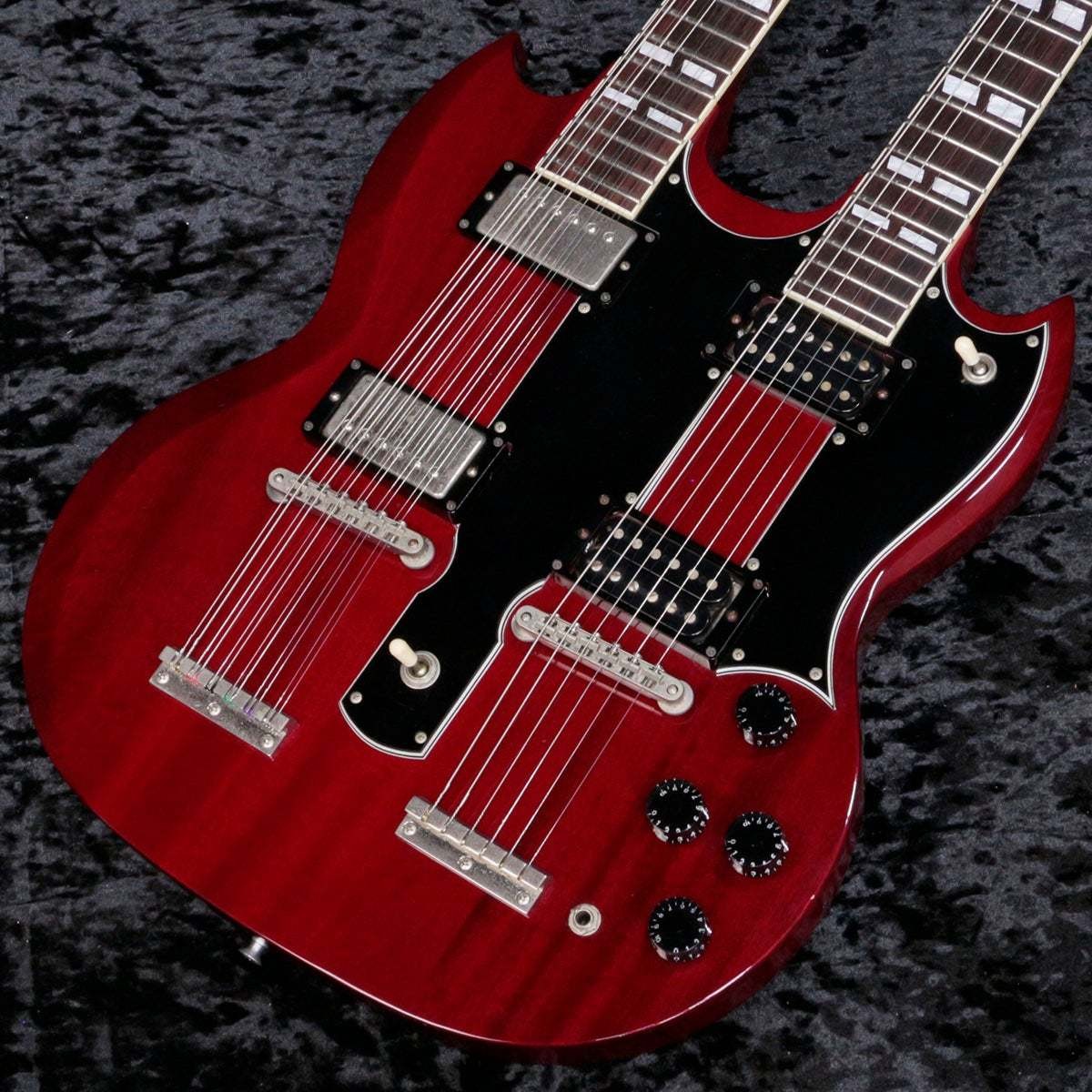 Grecor SSW-140-CH Double-Neck Guitar Used PU Switch 6/12 String Flexibility