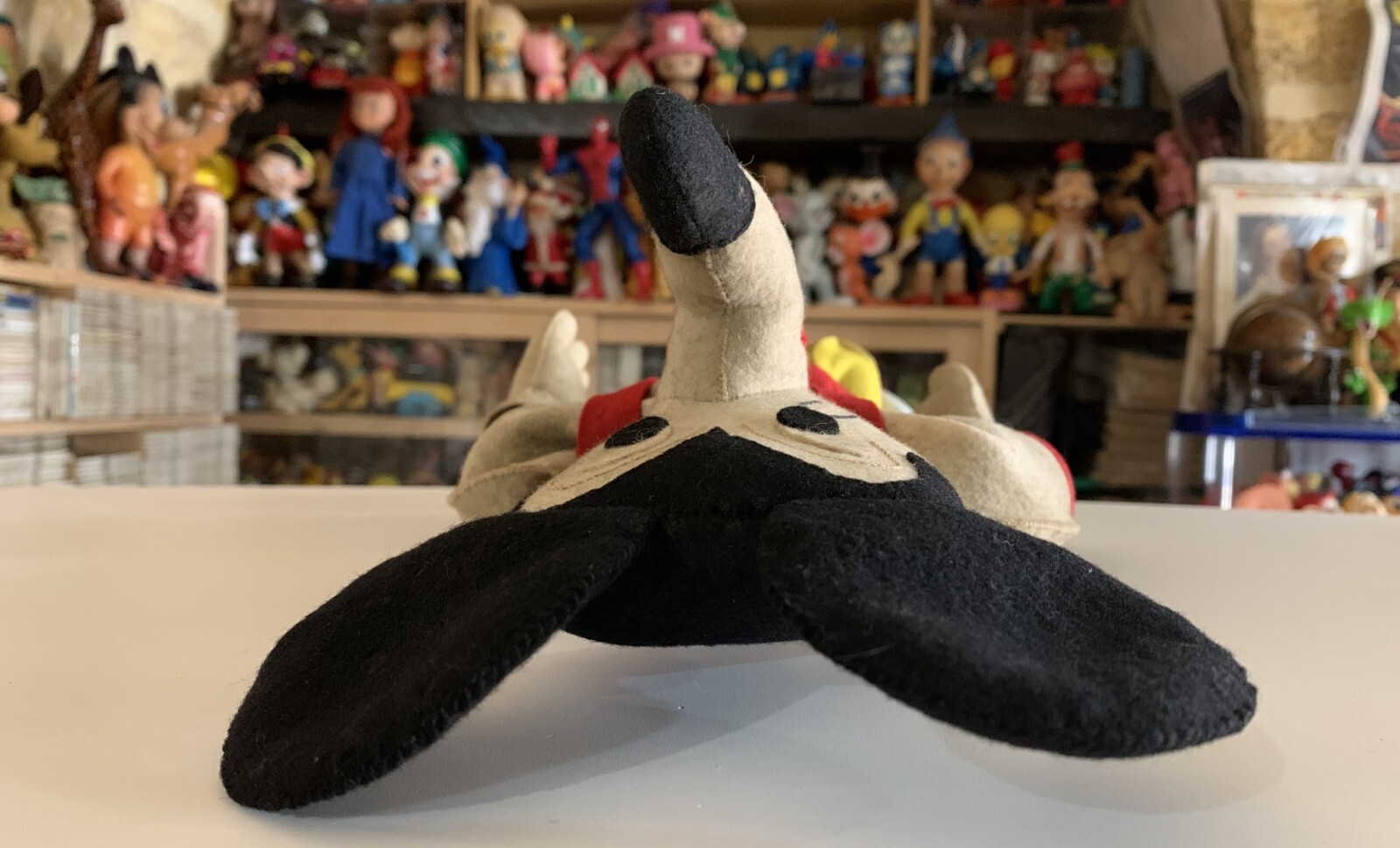 VINTAGE LARGE 22″ TOY DOLL FELT MICKEY MOUSE LENCI PANNOLENCI CRESBA LARS DISNEY