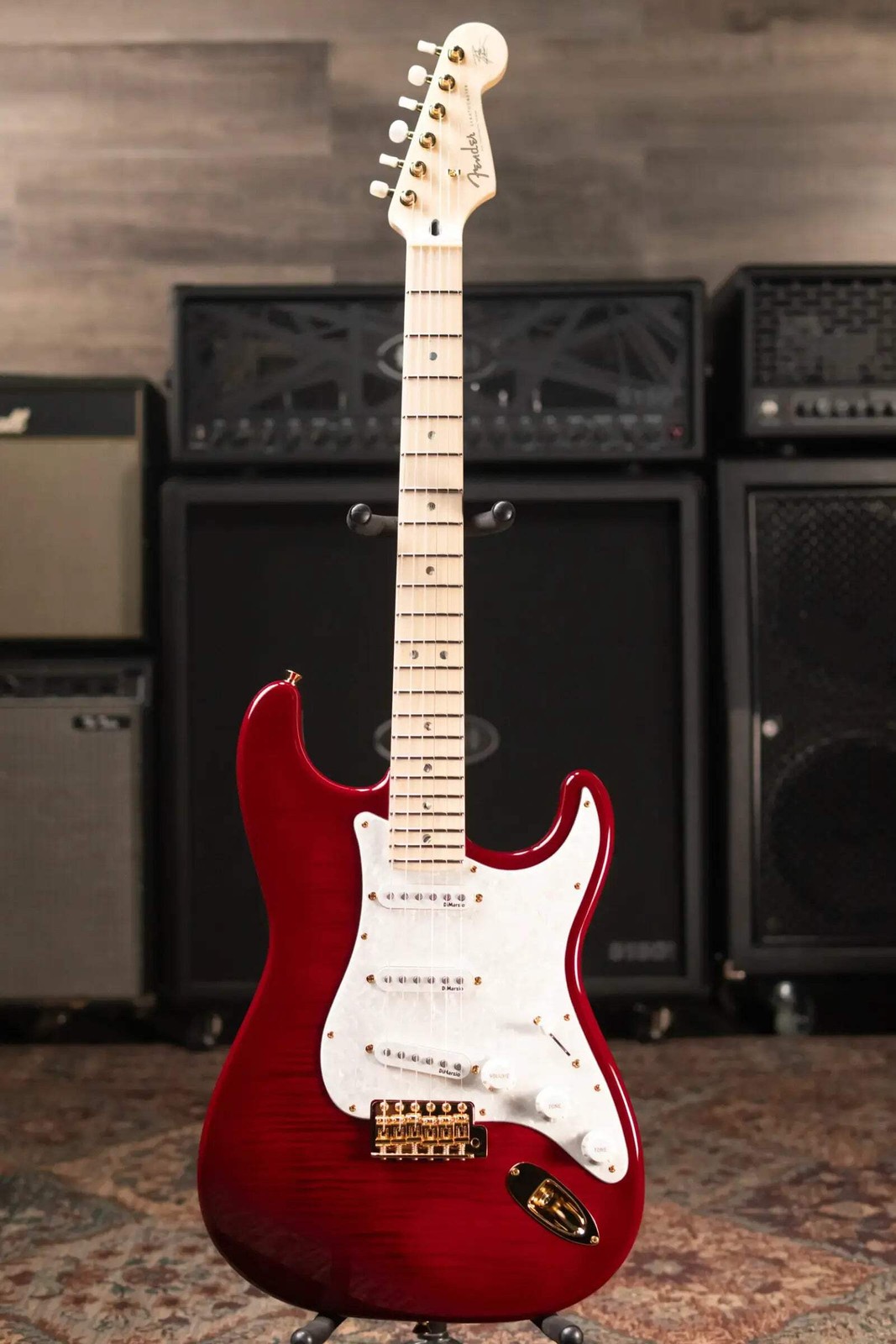 Fender Richie Kotzen Stratocaster, Maple Fingerboard Electric Guitar – Transpare