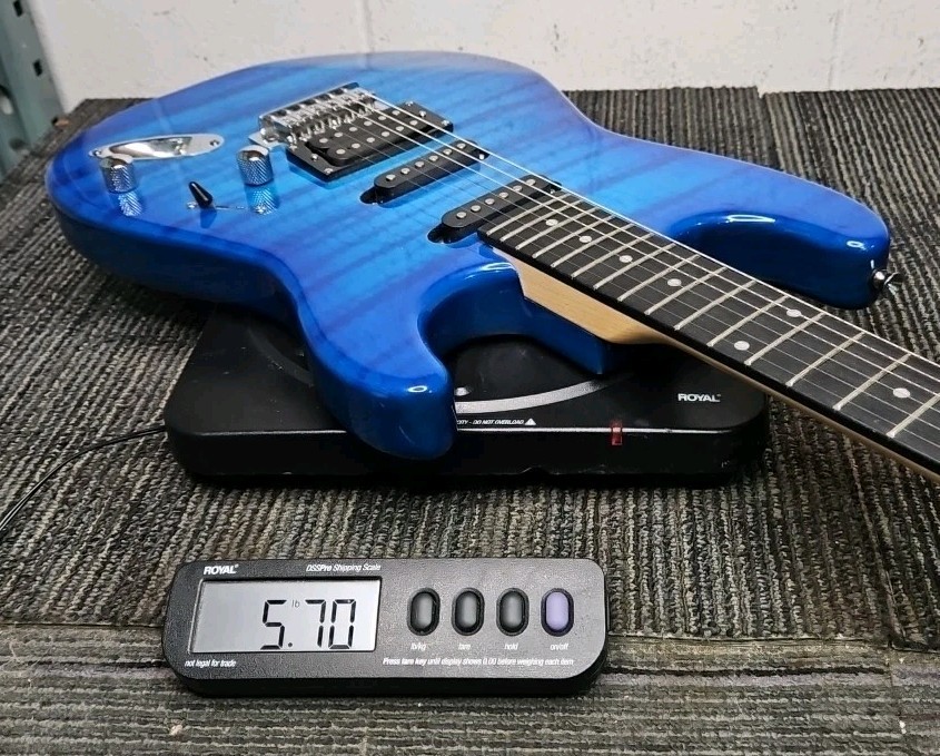 Leo Jaymz HSS Stratocaster-Style Electric Guitar with Case