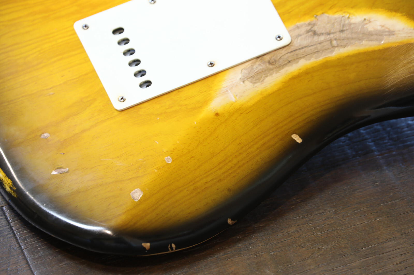 2015 Nash S-57 Electric Guitar 2-Tone Sunburst Heavy Relic + OHSC