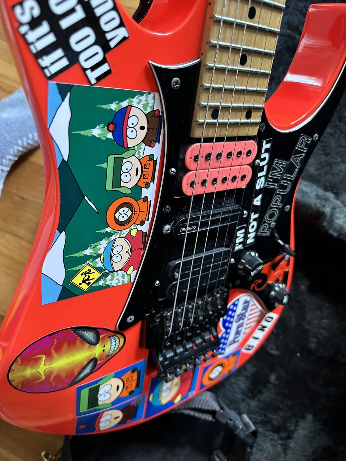 Ibanez RG550 Road Flare Red 1987 The First Year, Extremely Rare, Made In Japan