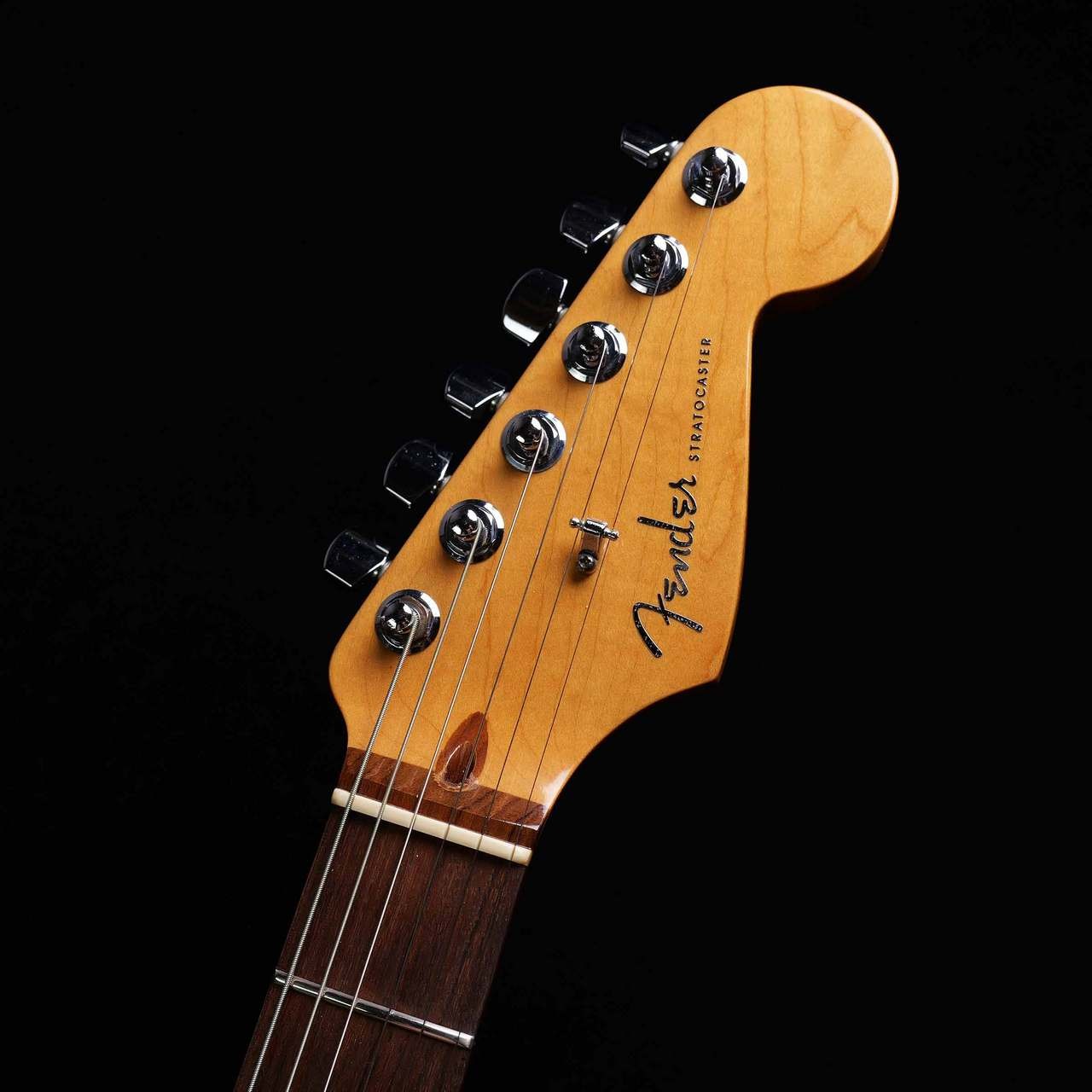Fender American Deluxe Stratocaster RW Crimson Red Transparent Electric Guitar