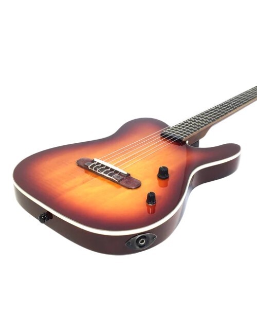 Haze Solid Mahogany Electric Nylon String Guitar,Piezo Pickup. HSMRC601EQCS