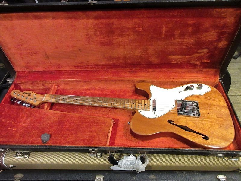 Fender 1968 Telecaster Thinline mahogany Body Laminated Maple Fingerboard Used