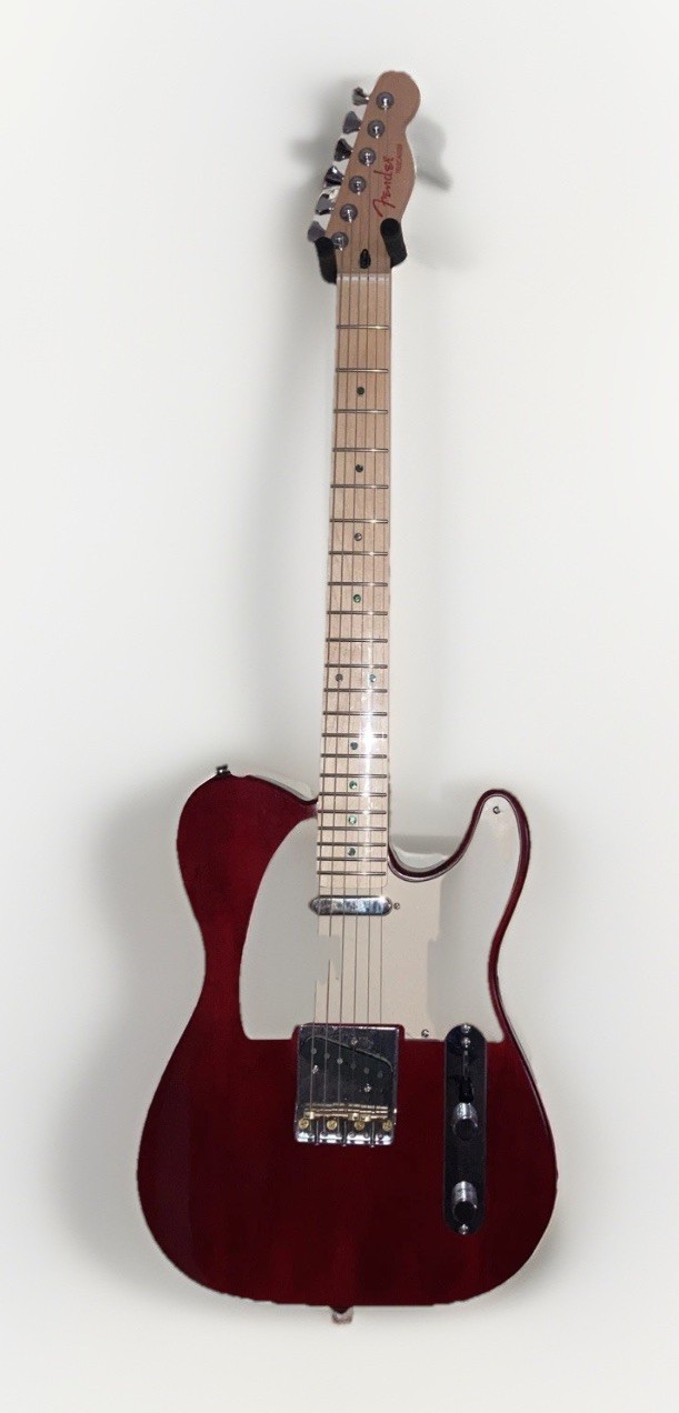 Fender Style Telecaster Partscaster. Absolutely Stunning! RED AMBROSIA MAPLE