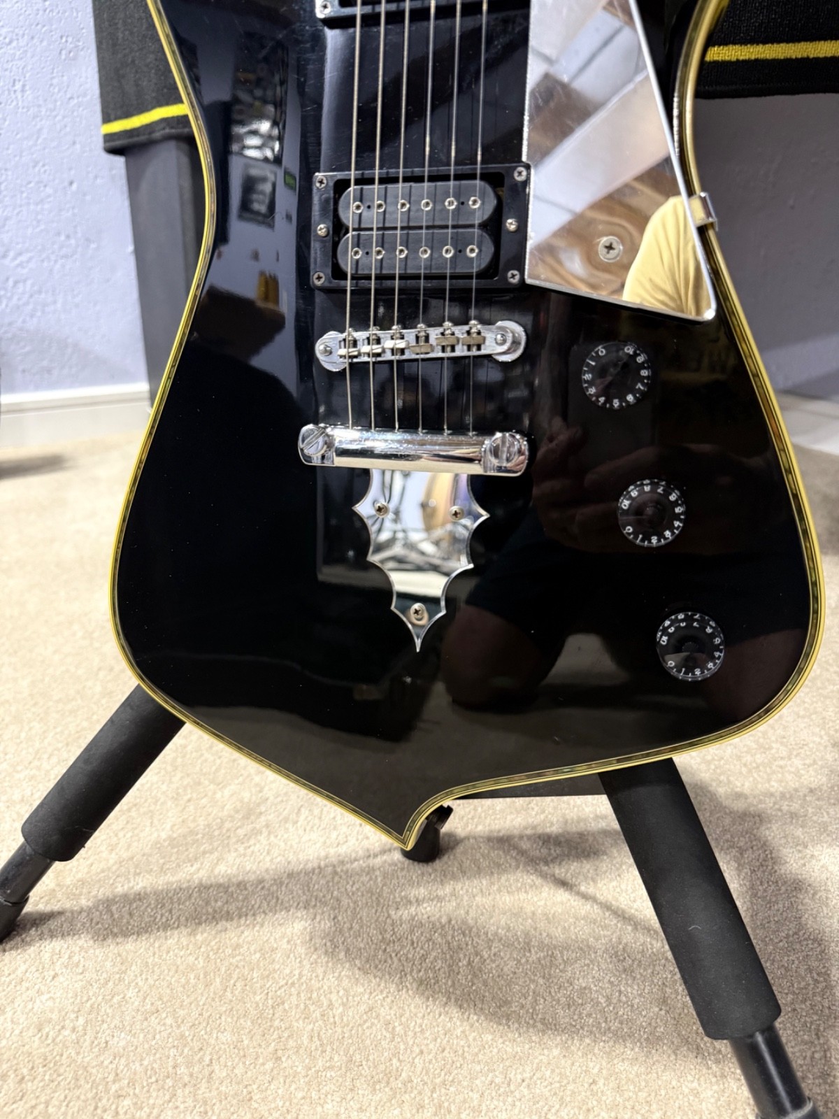 Ibanez PS10 Paul Stanley Signature Electric Guitar Black