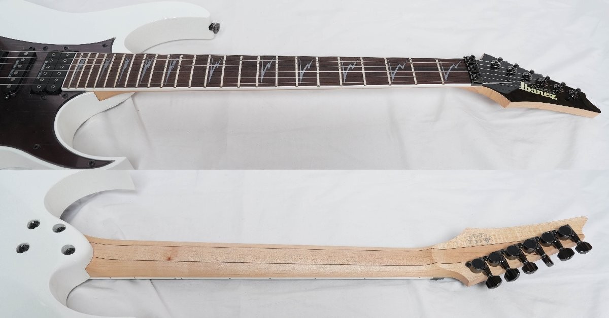 Electric Guitar Ibanez Prestige RG2550Z 2014 Galaxy White Japan S/N F1409518