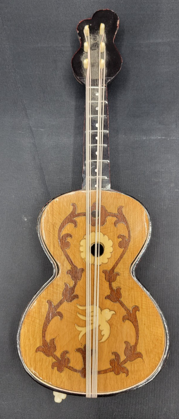 Guitar Shaped Music Box Plays “ISLE OF CAPRI” *SEE DETAILS/PICS*