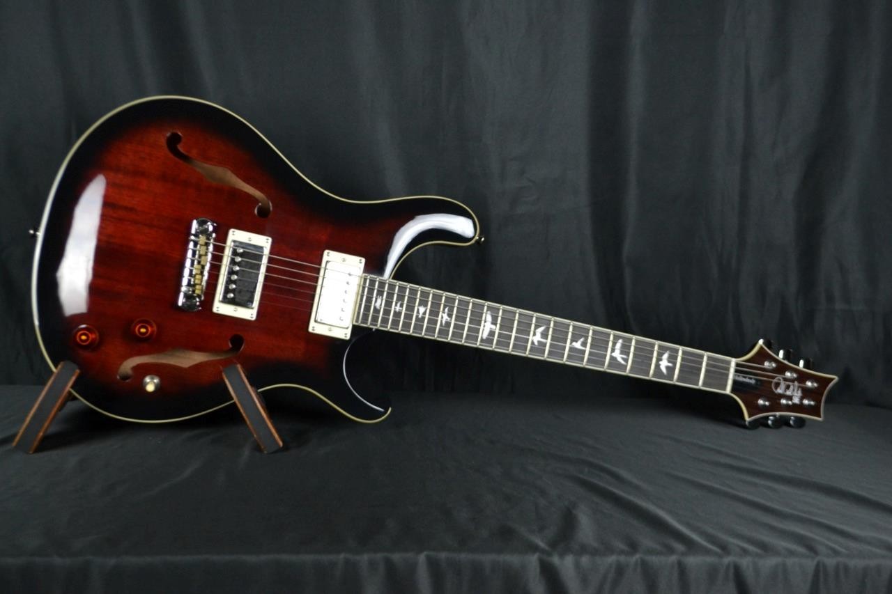PRS SE HOLLOWBODY STANDARD, FIRE RED BURST, Int’l Buyers Welcome