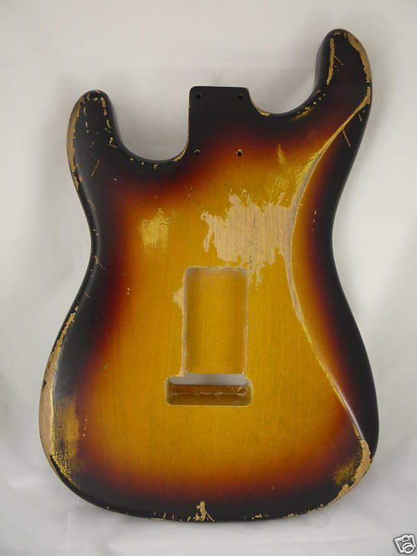 MJT Official Custom Order Vintage Aged Nitro Finish Guitar Body Mark Jenny VTS