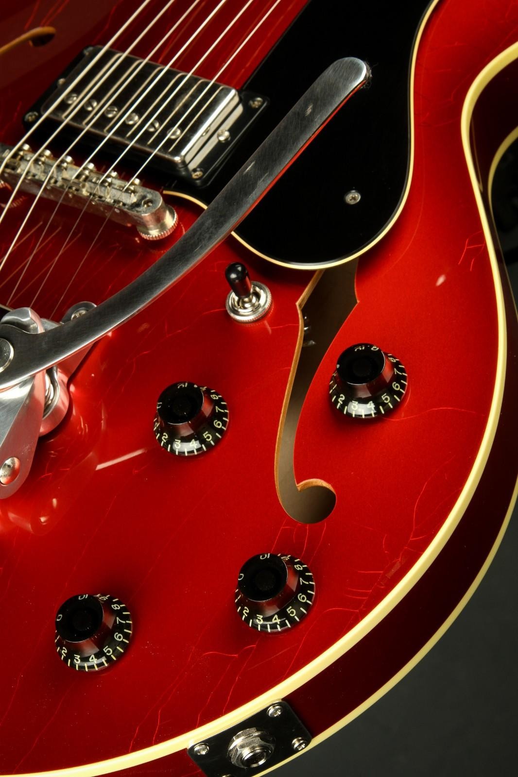 2023 – Collings I-35 LC Aged Custom Inlay Bigsby – Candy Apple Red (Pre-Owned)