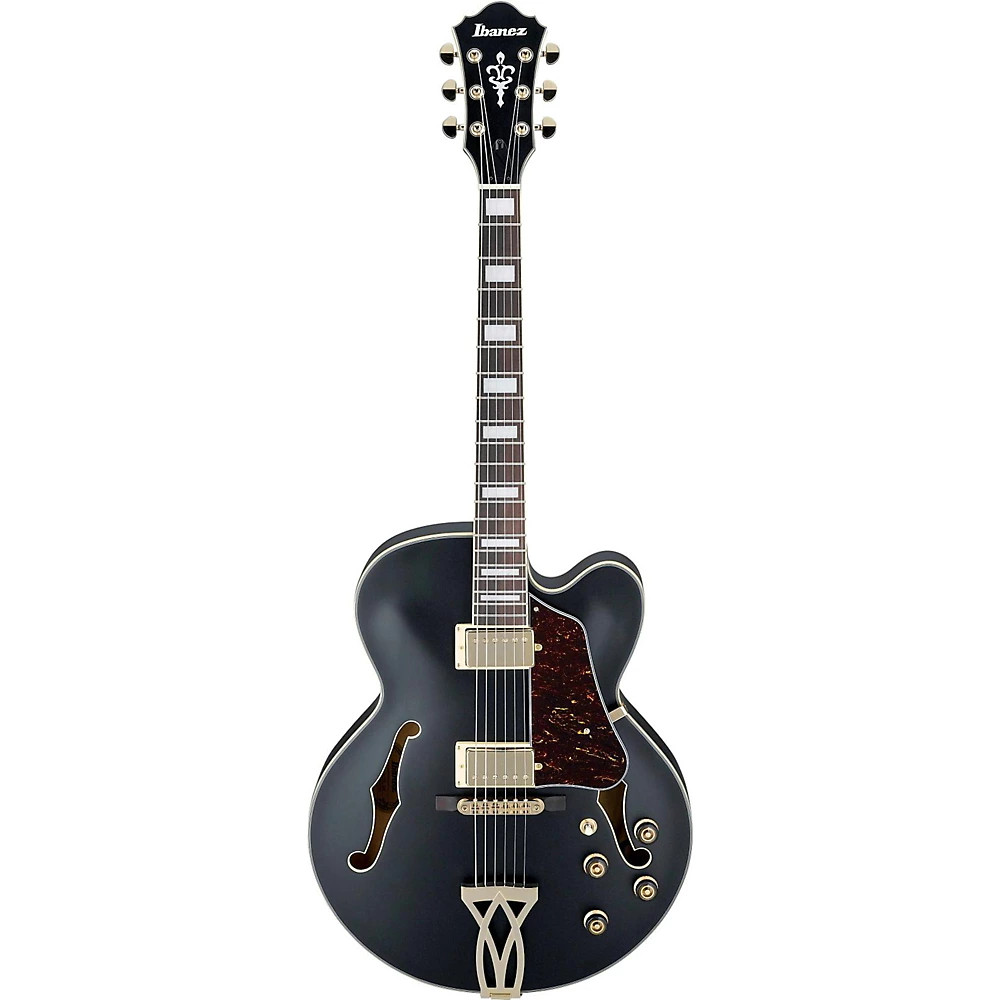Ibanez Artcore Series AF75G Hollowbody Electric Guitar Flat Black