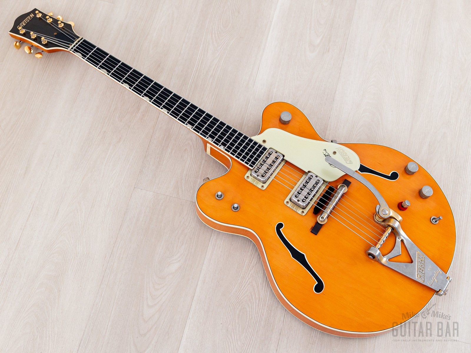 1964 Gretsch 6120 Chet Atkins Nashville Vintage Guitar Western Orange w/ Case