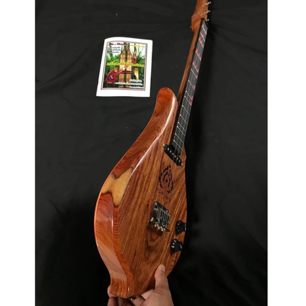 Electric Acoustic Harp Handmade Wood Beautiful pattern Traditional Musical Craft