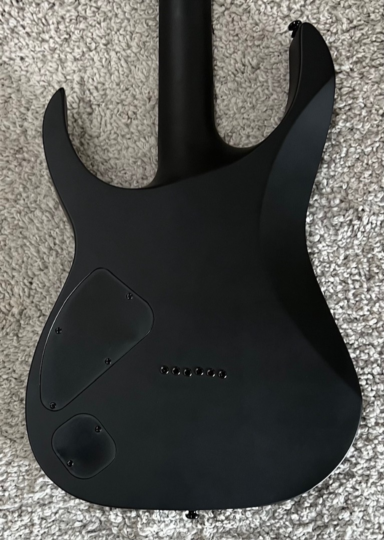 Ibanez RG Iron Label Electric Guitar Flat Black, Model RGRTB621BKF