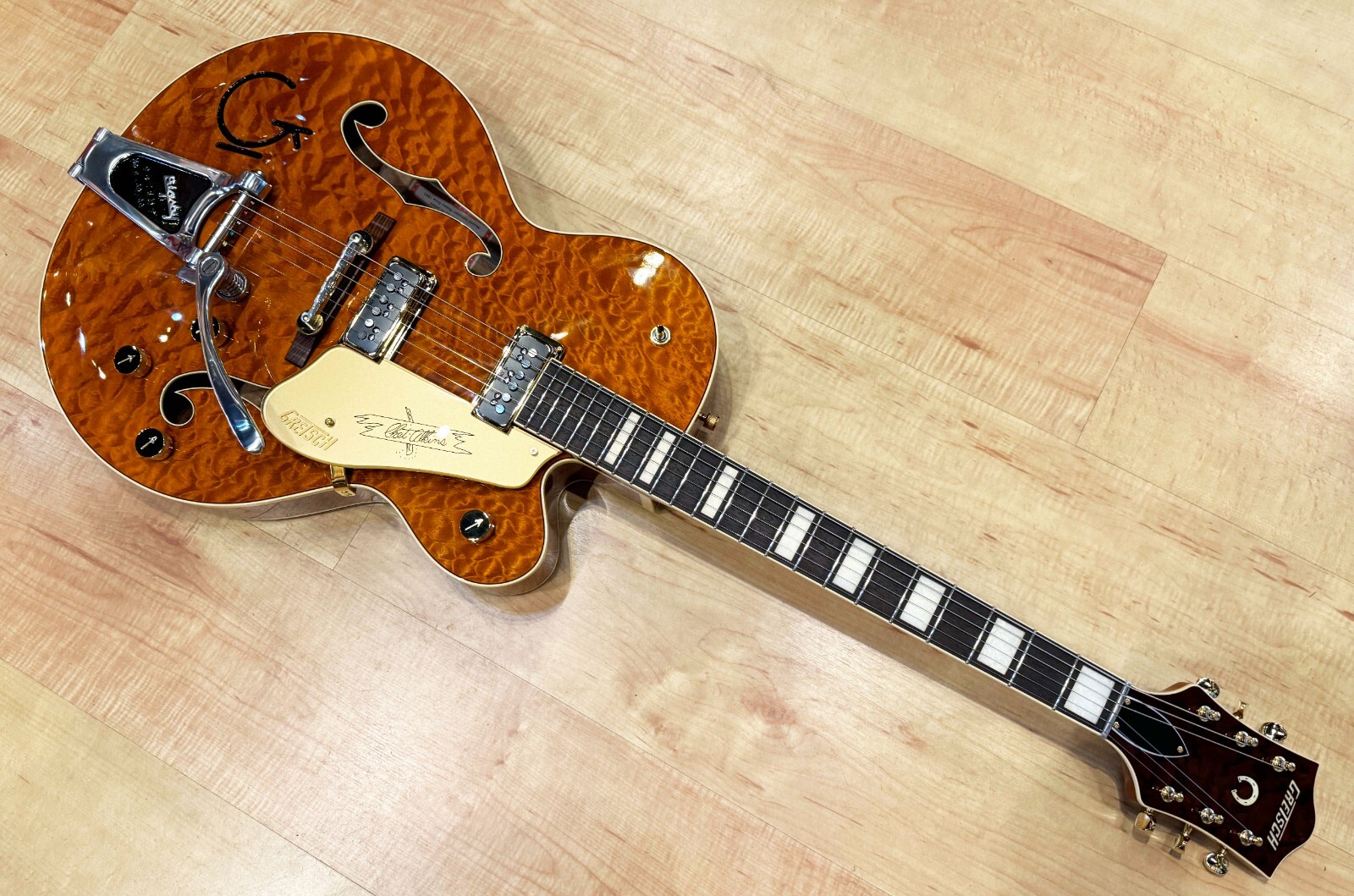 Gretsch G6120TGQM-56 Limited Edition Quilt Classic Chet Atkins Hollow Body