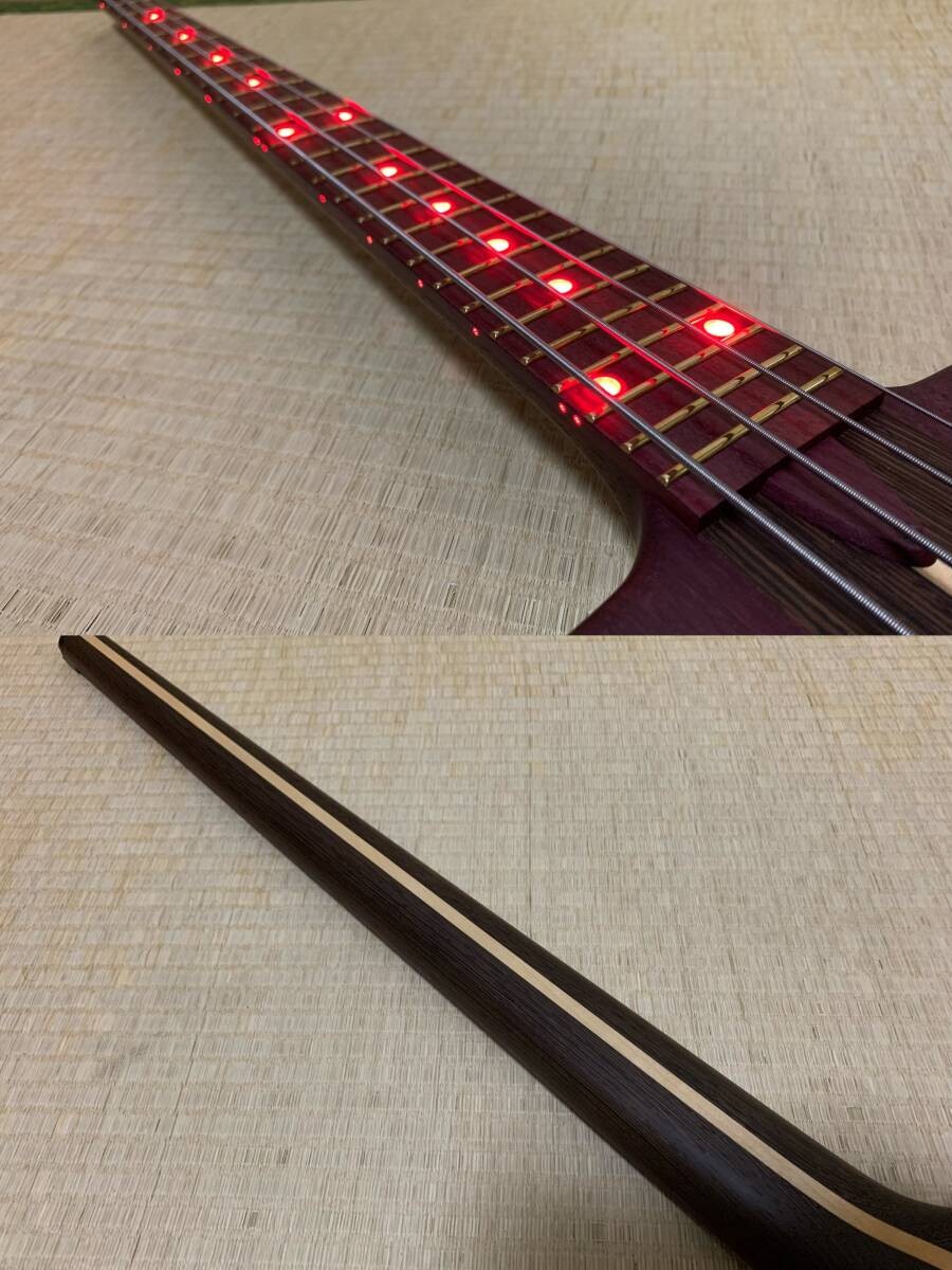 Electric Bass Guitar Warwick Custom Masterbuilt Nobby Meidel 2016 Purple Heart