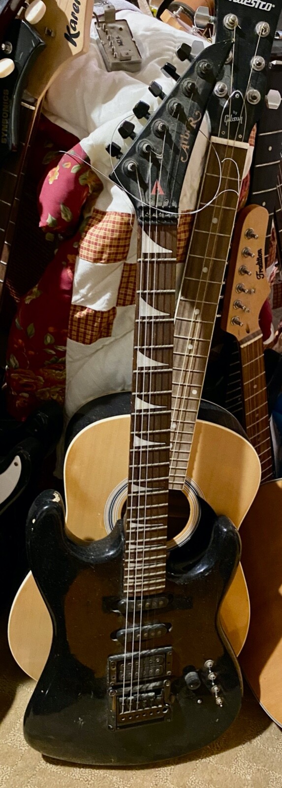 1980’s Arbor HSS Electric Guitar With Shark Tooth Inlay
