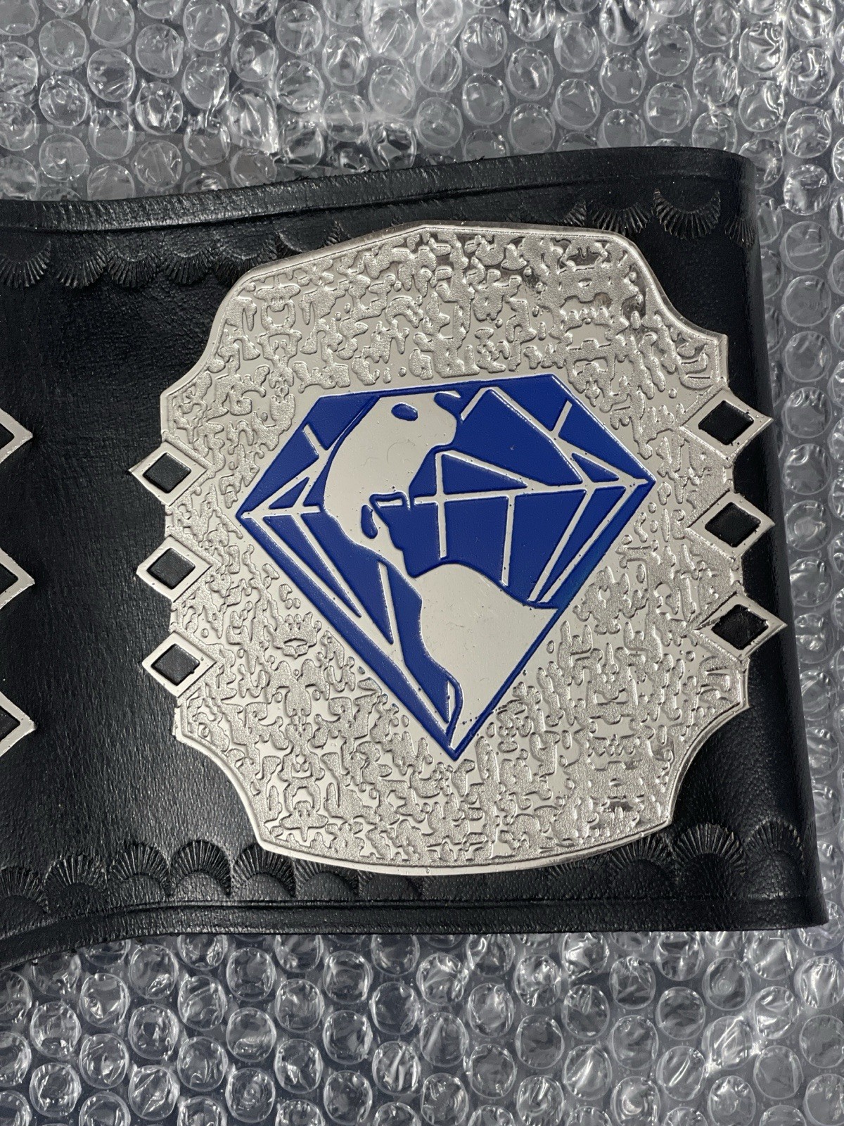DIAMOND DIVISION CHAMPIONSHIP WRESTLING REPLICA BELT 4MM ZINC ADULT SIZE