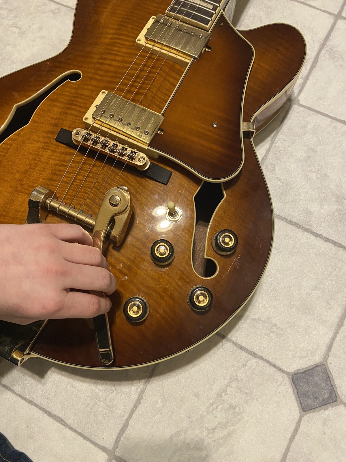 Ibanez Artcore Model AF95TDG-VLS-12-01