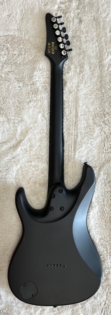 Ibanez AZ Electric Guitar Model AZ41B1BKF w/Gig Bag, Black Flat Finish