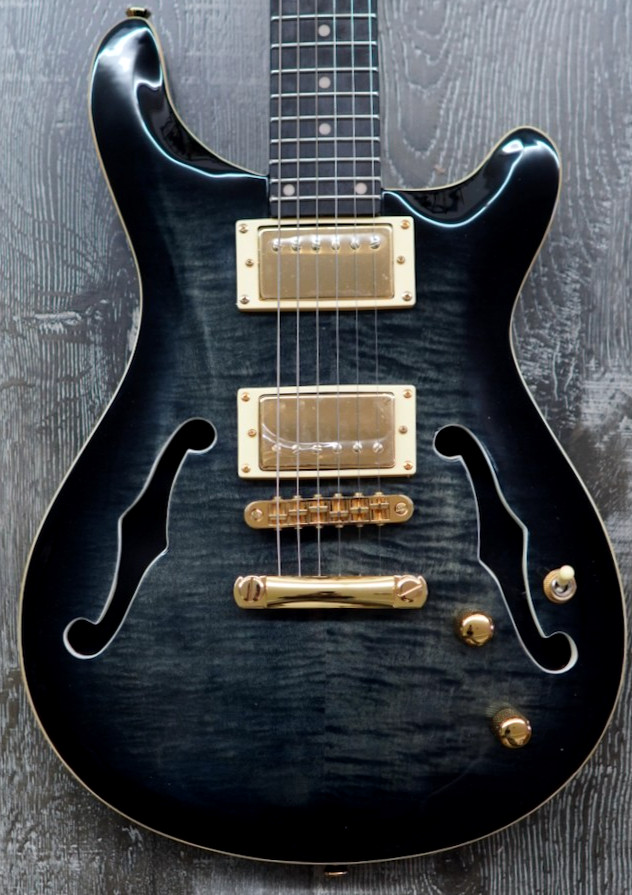 AIO Wolf KLP 45FM Electric Guitar – Black Sunburst